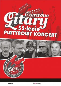 Wadowice Wydarzenie Koncert Czerwone Gitary - 55-lecie. Platynowy koncert