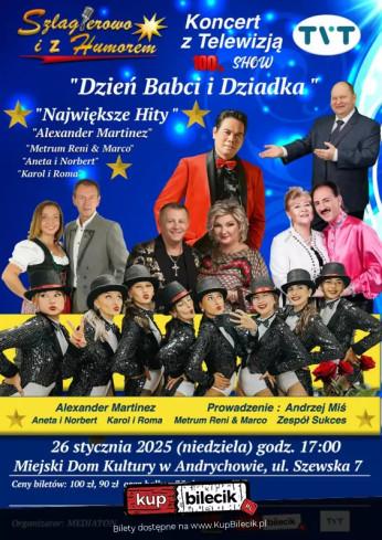 Andrychów Wydarzenie Koncert Szlagierowo i z Humorem na Dzień Babci i Dziadka